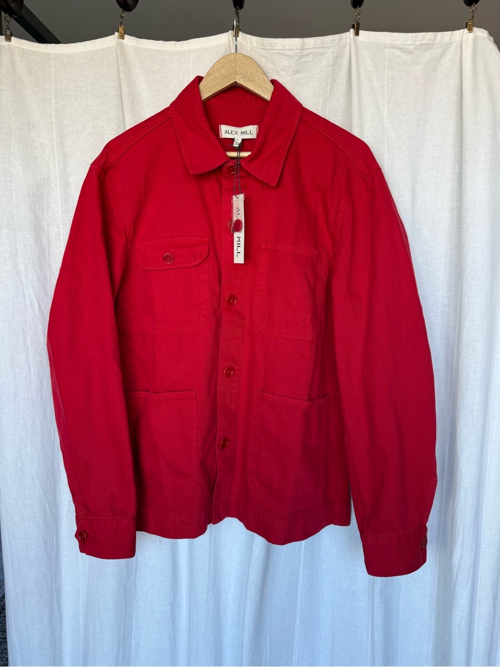 Alex Mill Men's Red Work Jacket